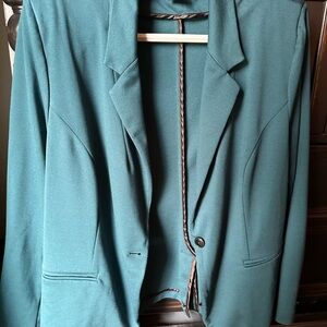 City Chic Teal Blazer
